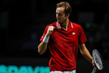El tenista ruso Daniil Medvedev,