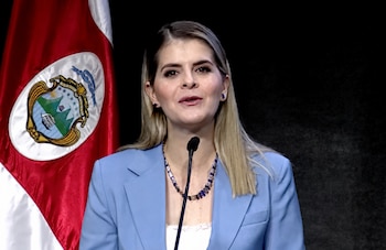Laura Fernández aseguró que dará un “seguimiento feroz” a los ministros y presidentes ejecutivos para exigir el cumplimiento de las metas anunciadas. Crédito: Captura video Presidencia de la República