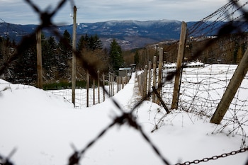 Vista de un antiguo campo