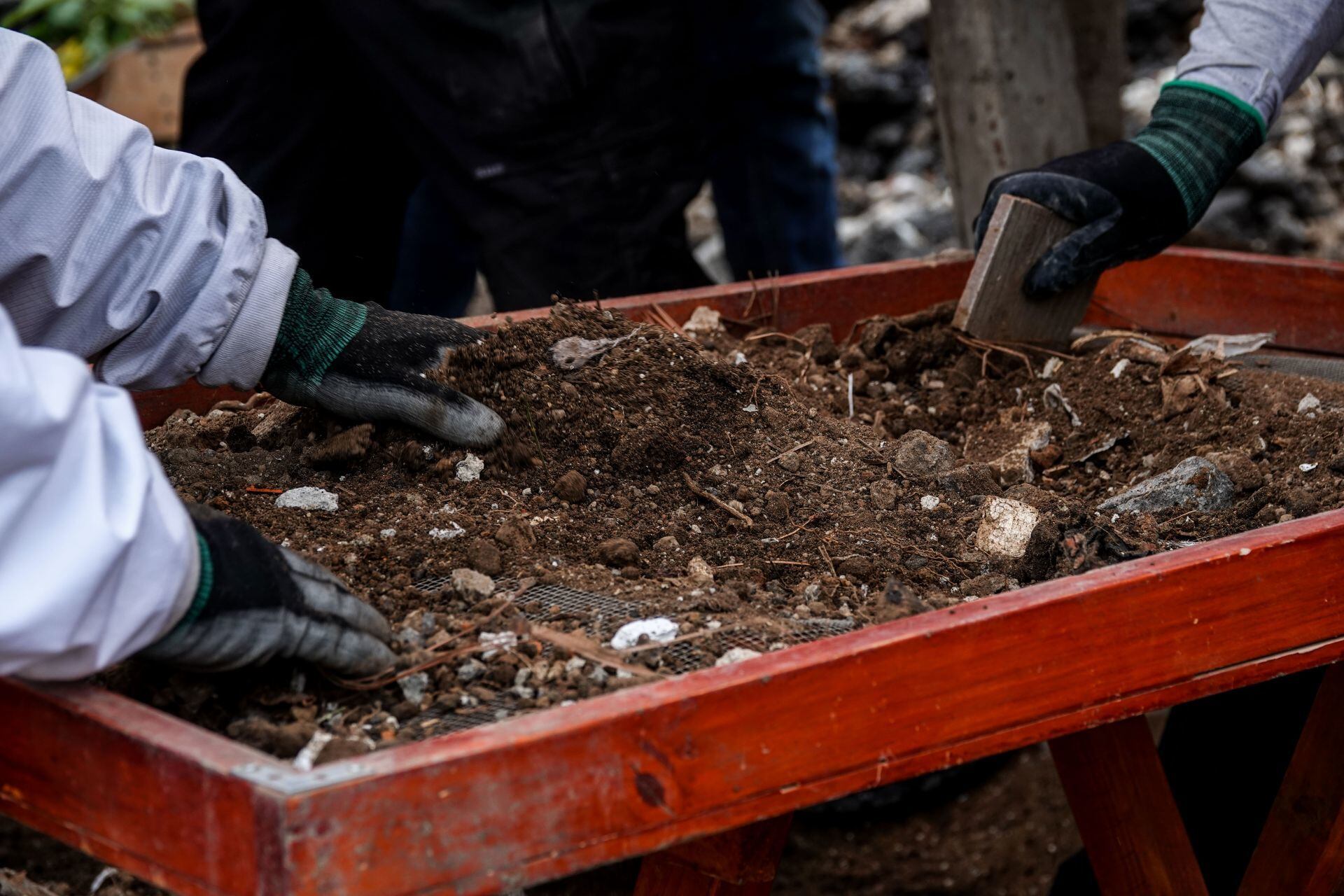 Los hallazgos del predio de Ixtlahuacán se derivan de la investigación por las desapariciones de dos personas de Aquila, Michoacán.
FOTO: GALO CAÑAS/CUARTOSCURO.COM