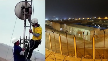 Detienen a un marino en actividad por instalar antenas ilegales que daban internet a reos del penal Ancón 1