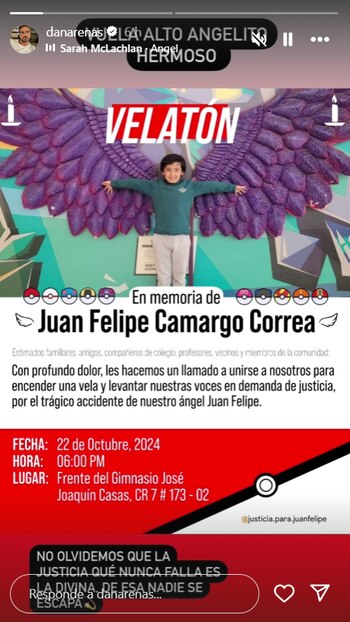 El actor Daniel Arenas expresó