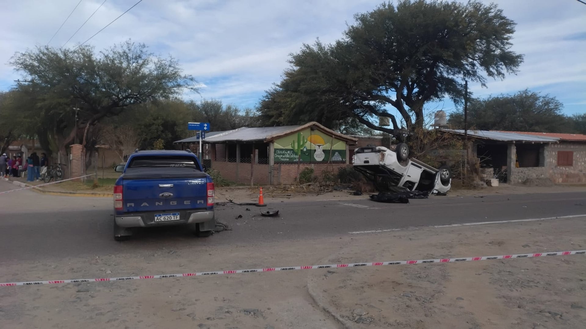 El hecho ocurrió sobre la ruta nacional 40, en la localidad de Colalao del Valle