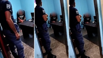 Video: una policía alcoholizada amenazó