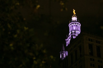 La escultura Civic Fate, obra