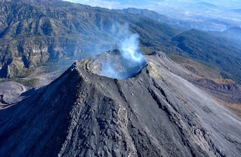 El Volcán de Colima es también denominado Volcán de Fuego. (Cuartoscuro)