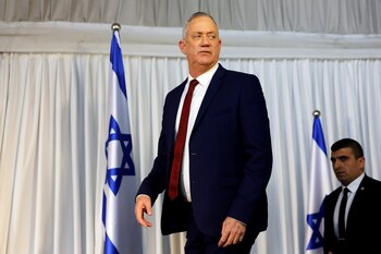 Benny Gantz, líder de Azul