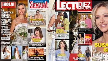 Las revistas del corazón esta semana: la boda de Susanna Griso, el verano de Sara Carbonero y el “nuevo romance” de Ferran Torres