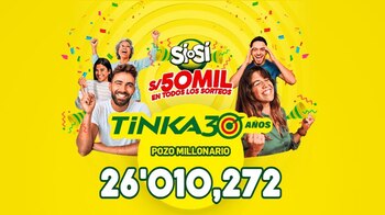 Pozo millonario de La Tinka