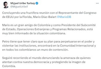 Miguel Uribe Turbay lanzó un