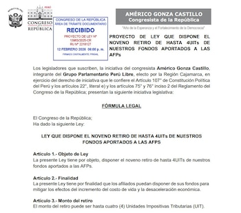 El proyecto del noveno retiro