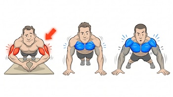Flexiones y posición de las manos: el secreto detrás de un entrenamiento más efectivo