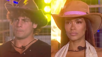 Shirley Arica y Renato Rossini Jr. celebran su salvación y retorno a la competencia.
