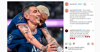 Neymar también utilizó sus redes