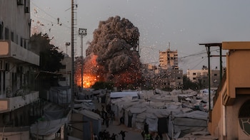 El ejército israelí bombardeó una mezquita en Gaza que almacenaba armas de Hamas