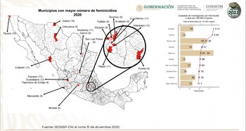 Municipios con mayor numero de