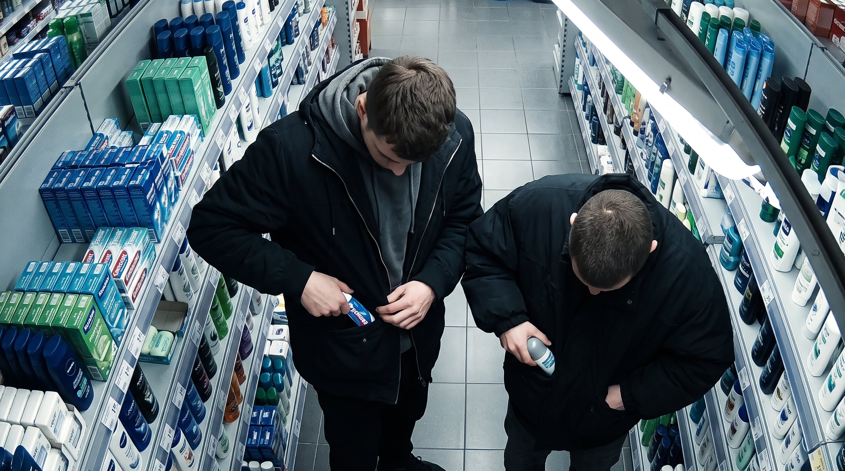 El adulto y el adolescente fueron intervenidos luego de que las cámaras detectaran el intento de sustraer productos del supermercado. (Imagen Ilustrativa Infobae)