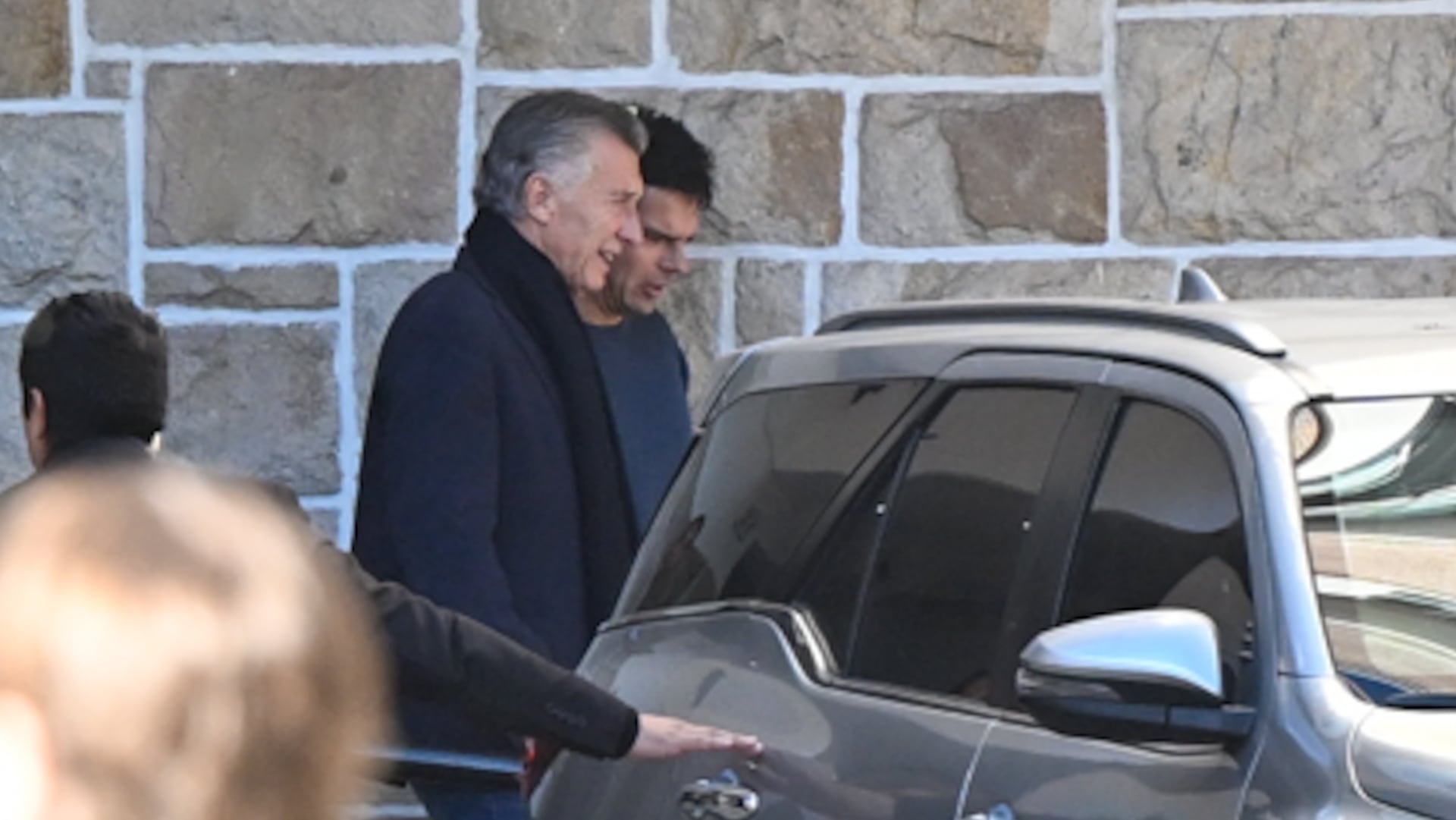 Mauricio Macri y el legislador porteño Darío Nieto (Adrián Escandar)