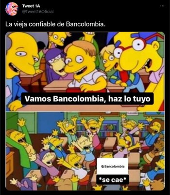 Memes sobre la falla masiva