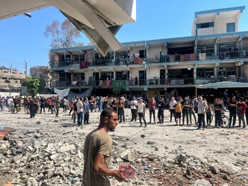 Declaración conjunta para concretar el alto el fuego en Gaza - crédito Emad Abu Shawiesh/REUTERS