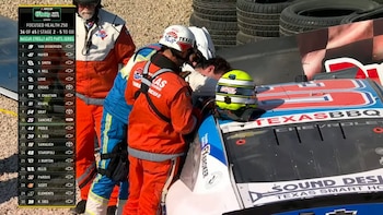 El fuerte gesto de dolor