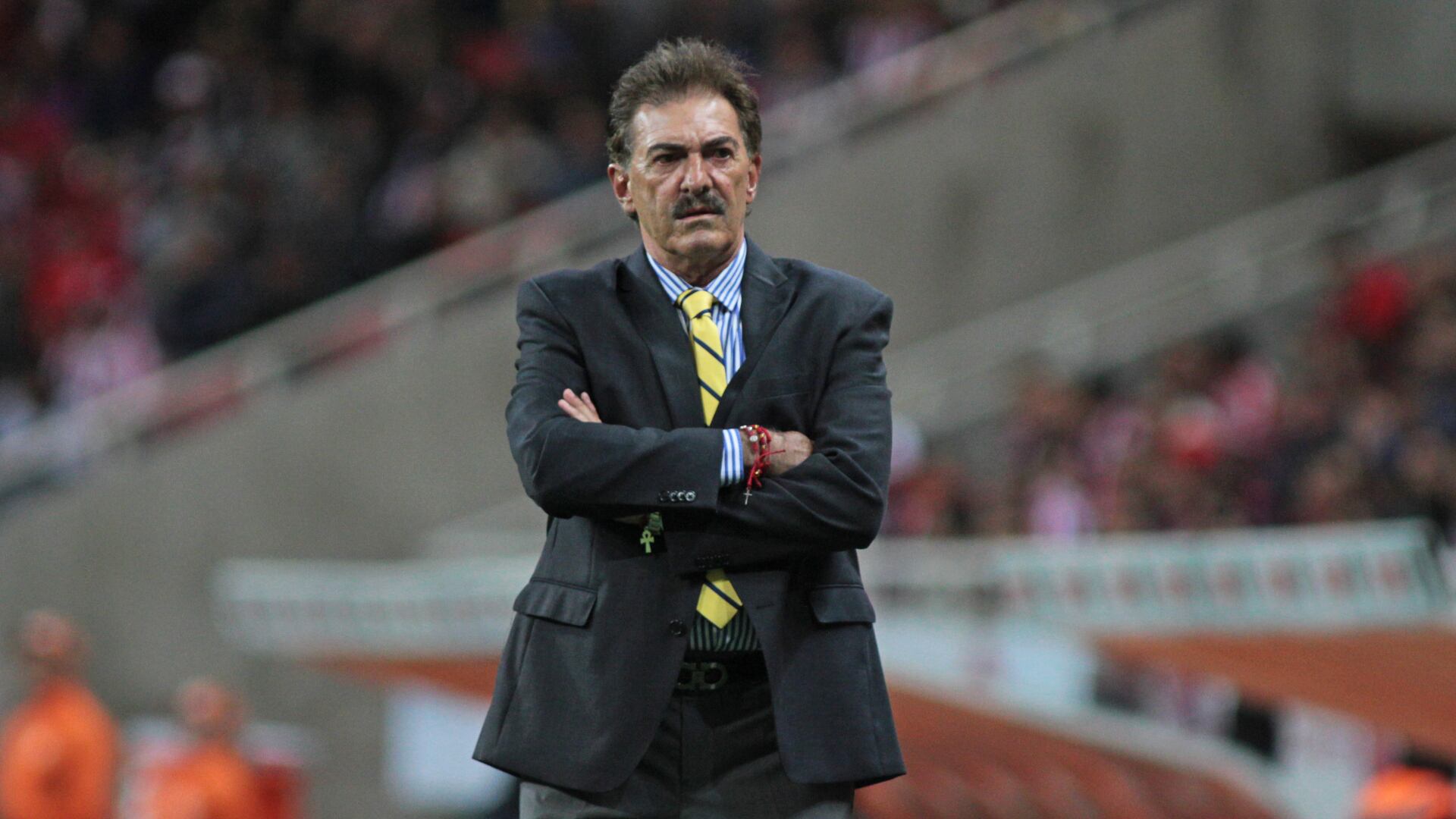 El técnico no se guardó nada y aseguró que no es el tipo de periodismo al que está acostumbrado.(FOTO : FERNANDO CARRANZA GARCIA / CUARTOSCURO.COM)