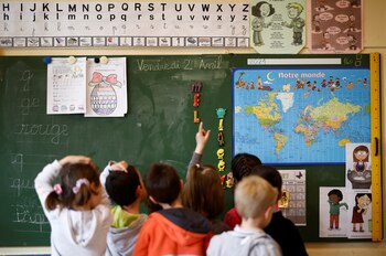 Niño en el aula (REUTERS/Stephane