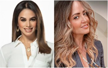 Biby Gaytán y Andrea Legarreta