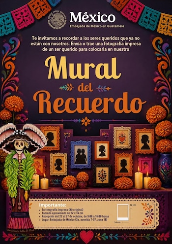 El Centro Histórico de Guatemala albergó la tercera edición del Festival Paseo de Catrinas con el respaldo de la Embajada de México.