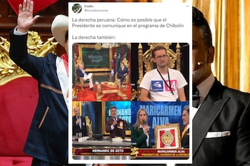 Usuarios reaccionan ante llamada de Pedro Castillo al programa de Andrés Hurtado. (Foto: Twitter)