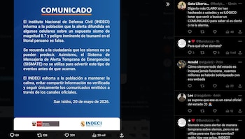 “Fue aterrador”: peruanos cuentan cómo vivieron la falsa alerta del SISMATE en sus celulares. Captura: X.