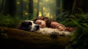 Niña hallada en bosque de