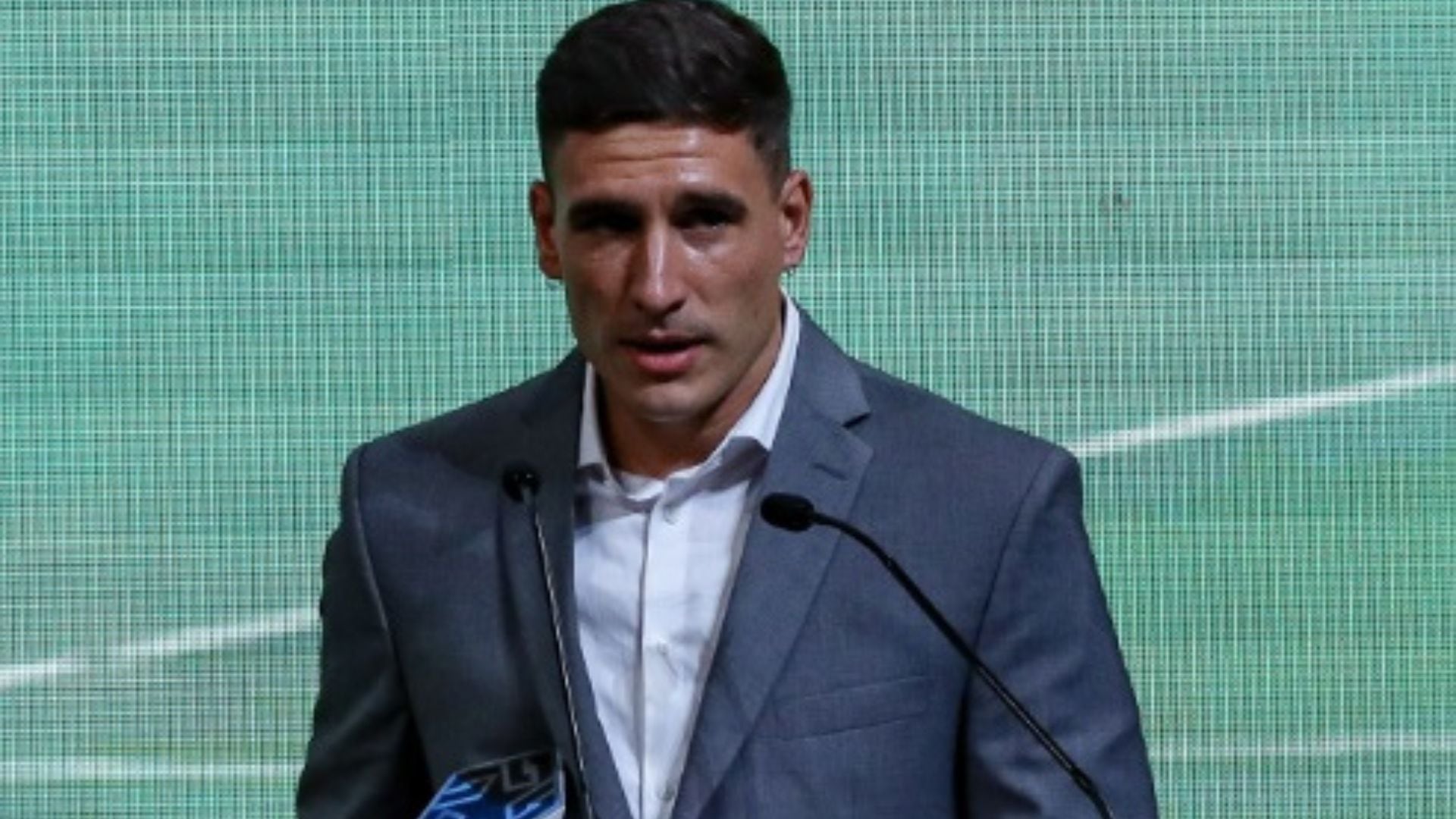 Facundo Callejo fue galardonado con el MVP de máximo goleador de Liga 1 2025. - Crédito: Difusión
