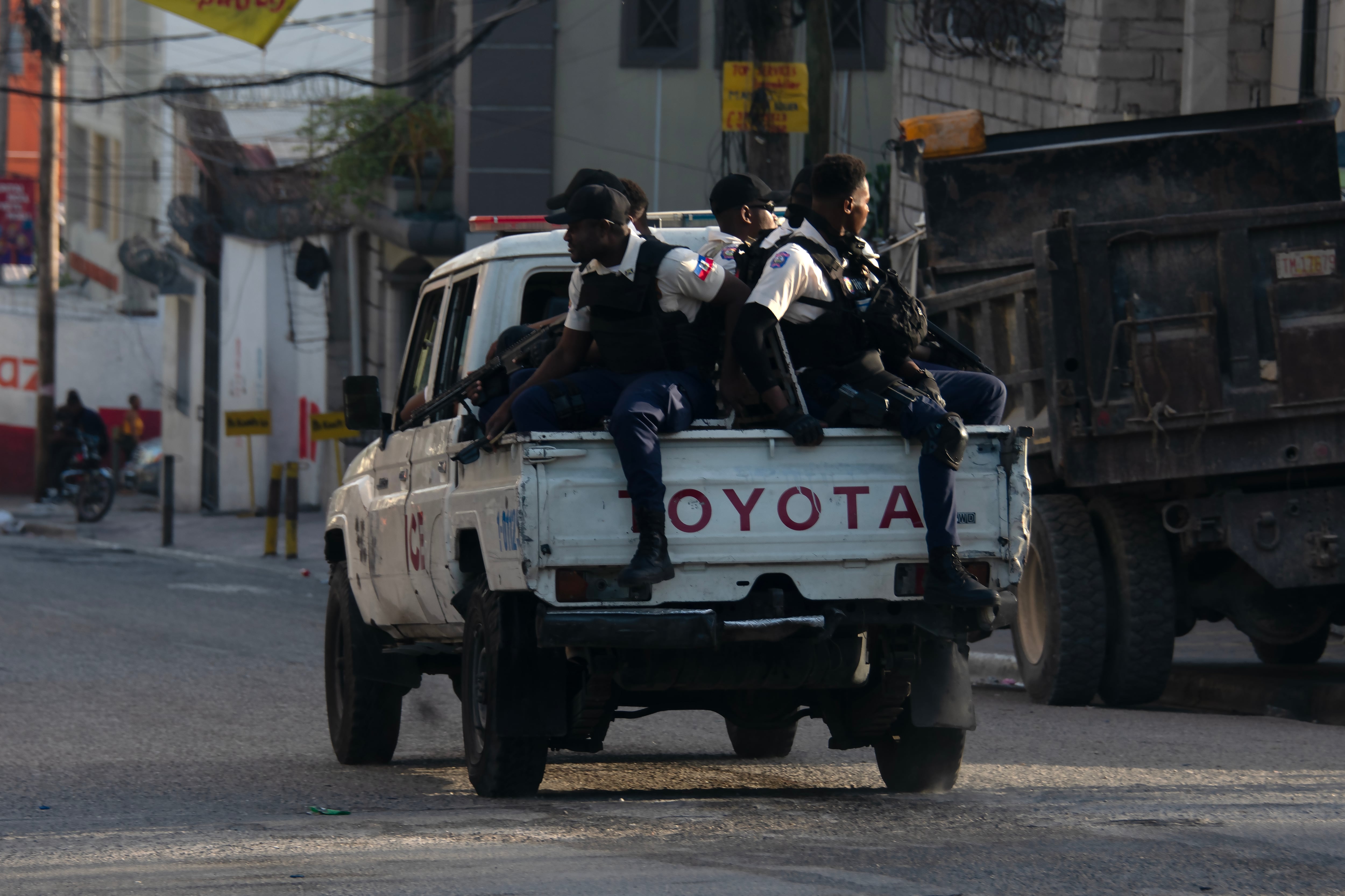 Integrantes de la Policía de Haití en Puerto Príncipe (Haití) (EFE/Jonet St Élois/Archivo)