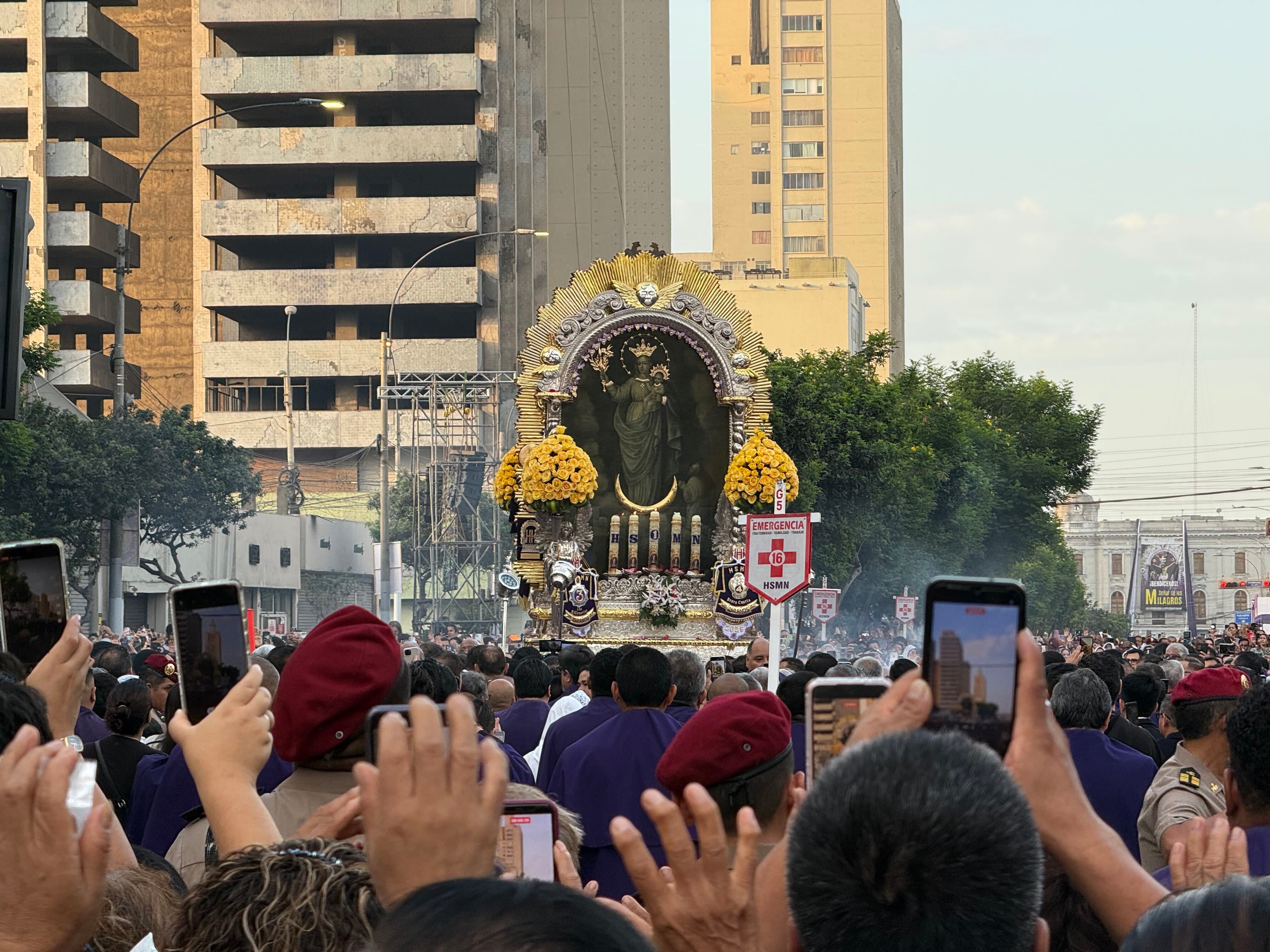 Señor de los Milagros EN VIVO HOY: sigue el cuarto recorrido, las calles por donde pasa y los desvíos de este 28 de octubre