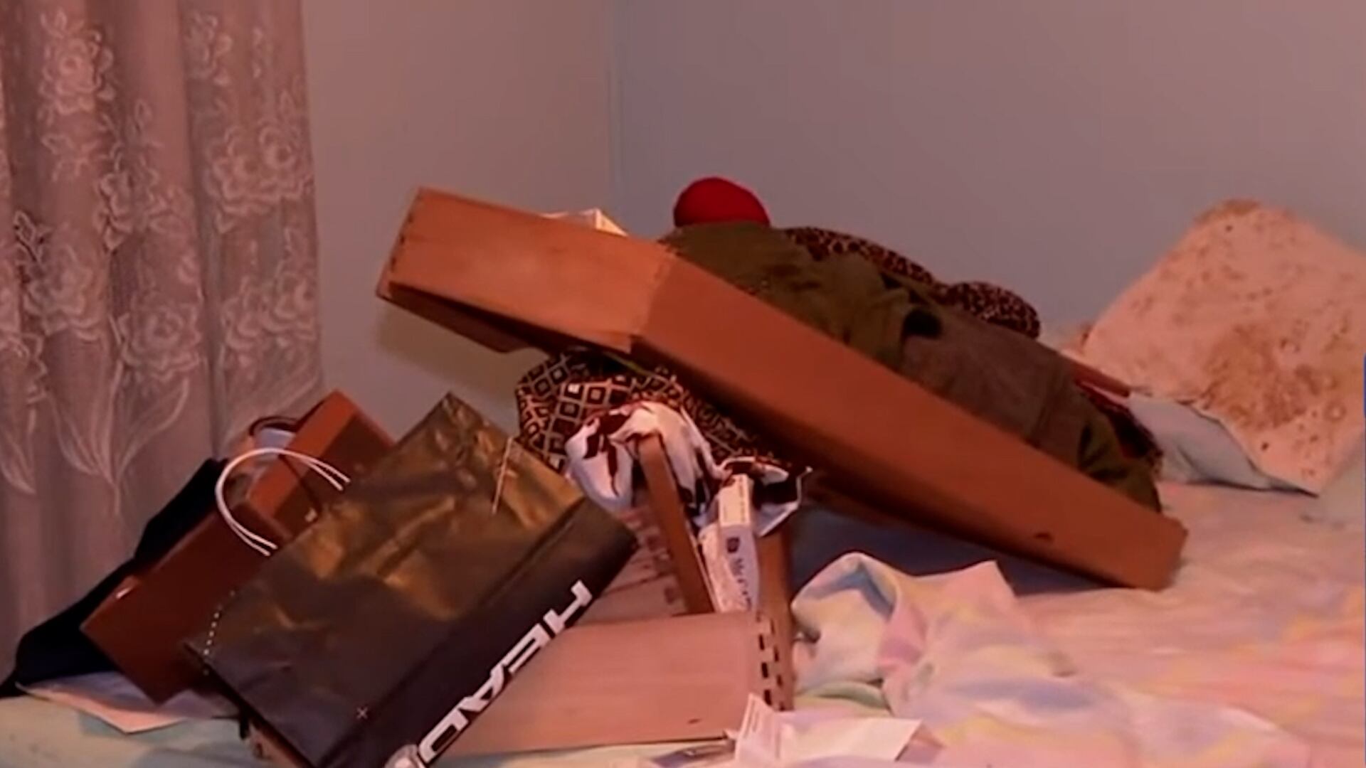 Así quedó la casa de la víctima