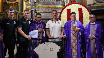 El peculiar pedido que recibió Universitario en la misa por el Señor de los Milagros en Las Nazarenas: “Ustedes pongan de su parte”
