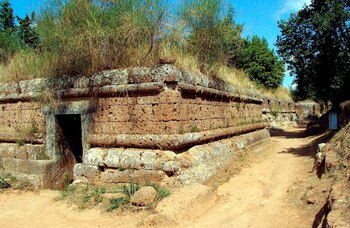 Una de las necrópolis excavada