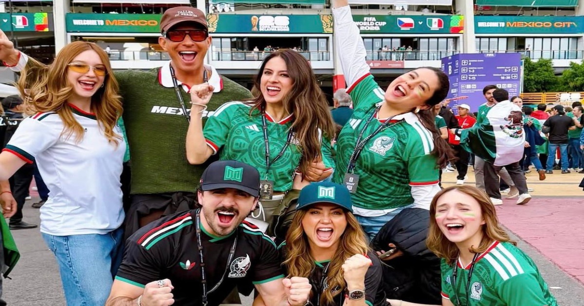 Andrea Legarreta and Erik Rubin reappear together with their new partners during the Mexican Team match