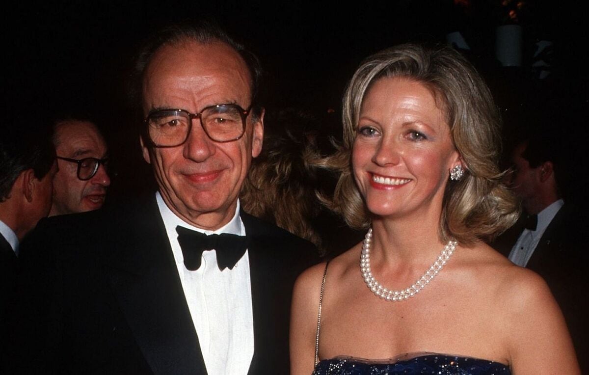 El divorcio de Rupert Murdoch y Anna dePeyster carece de un informe judicial público sobre la división de sus activos (captura Twitter)