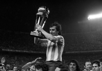 El Atlético de Madrid levantando