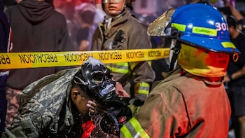 Al menos 34 heridos durante la celebración de las Bolas de Fuego en Nejapa, a las afueras de San Salvador