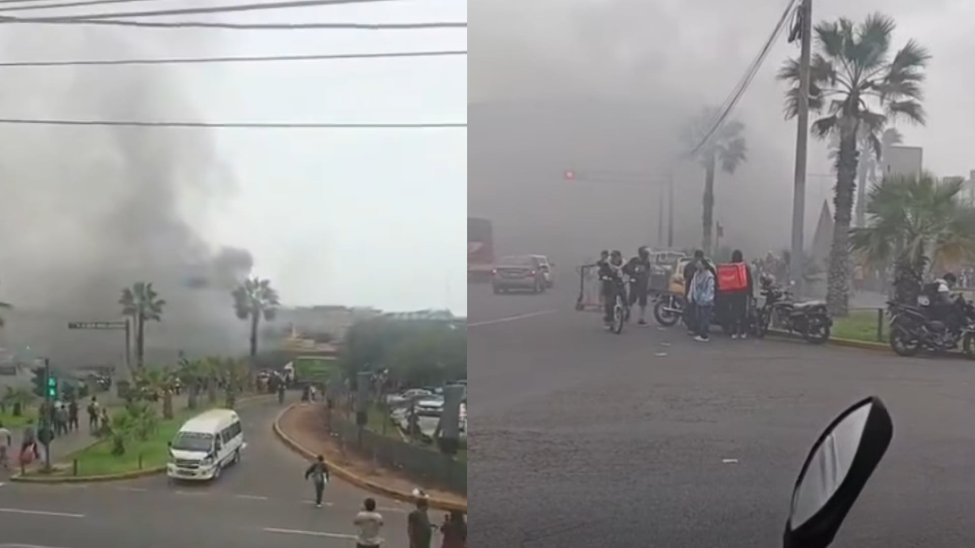 Incendio cerca de Las Malvinas desata humo, alarma y un gran operativo en Lima