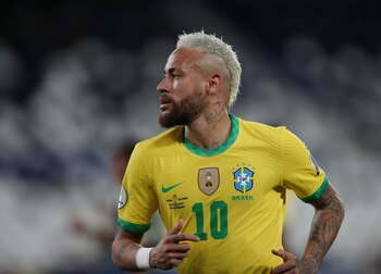 Neymar manifestó su malestar por