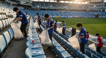 Japoneses buscan promover esta práctica desde el estadio Monterrey de México