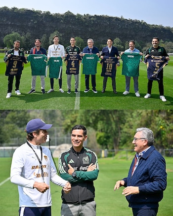 Directivos de Pumas y de la Selección Mexicana sostuvieron un diálogo institucional antes de definir la convocatoria de la Selección Mexicana para la Liga de Naciones de la Concacaf. (X/ @miseleccionmx)