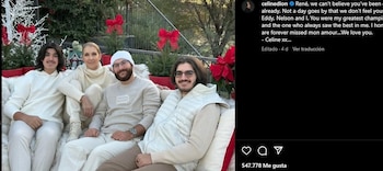 Céline Dion y sus hijos