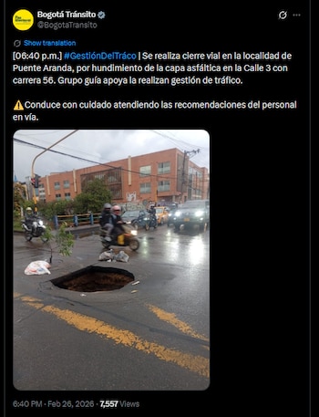 Hueco en el barrio Galán