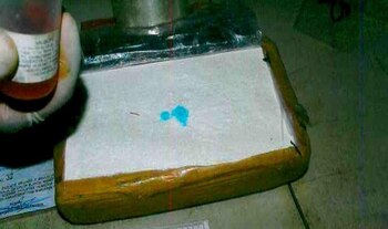 La droga quedó a disposición