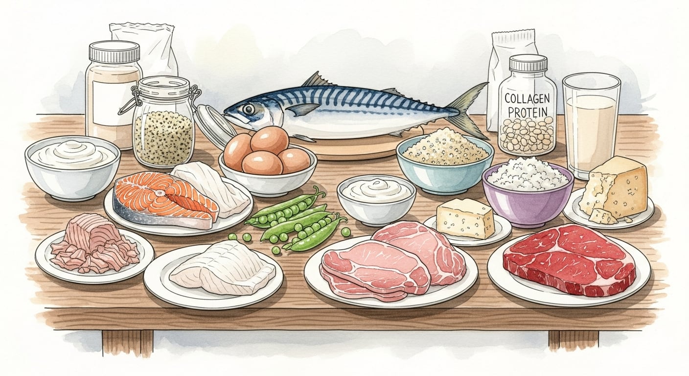 Diversificar las fuentes de proteína animal y vegetal puede optimizar la salud, la recuperación muscular y el bienestar general. (Imagen Ilustrativa Infobae)